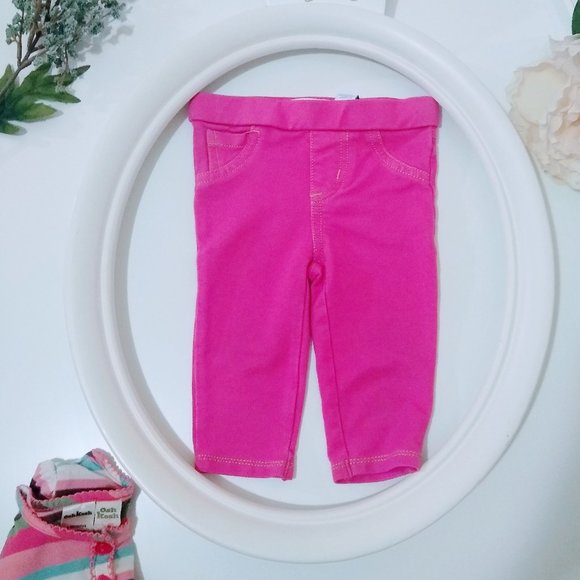 OSHKOSH PINK STRIPED MATCHING SET AND SHOES BUNDLE 6M - Picture 7 of 16